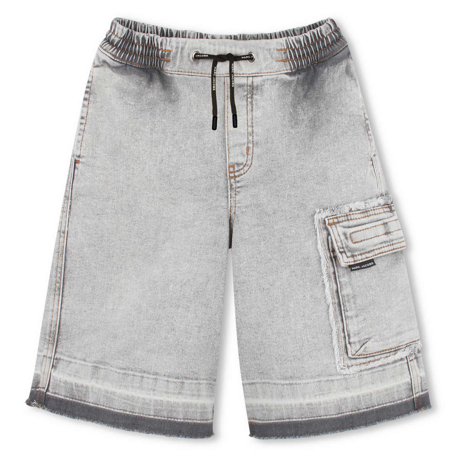 MARC JACOBS Denim Mid-Length Bermuda Shorts 3-10Y